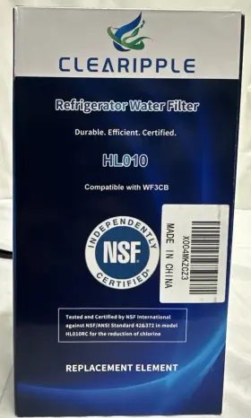 HL010 CLEARCHOICE Clearipple Refrigerator Water Filter Pack