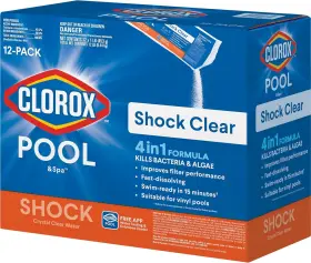 32712CLX CLOROX POOL SPA Shock Crystal Swimming Water Pack