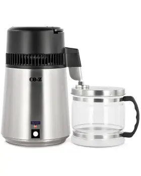 719868895665 WATER Distiller Steel Countertop Distilled