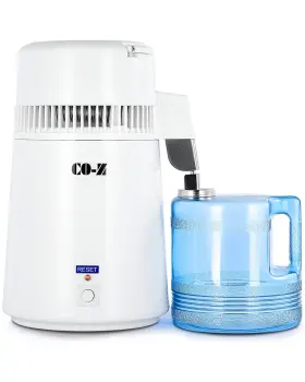 719868896594 WATER Distiller Purifier Countertop Interior