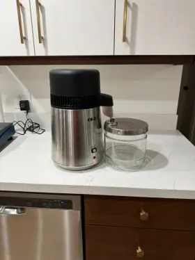 719868906910 STEEL Water Distiller Countertop Purifier
