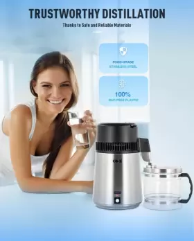 DWD-BRIF-00 STEEL Water Distiller Countertop Tabletop #2