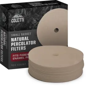 850044612741 COLETTI Percolator Coffee Pot Filters Camping