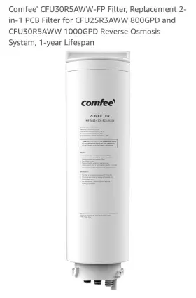 CFU20R1AWW-FP COMFE Comfeeft Filter Replecement
