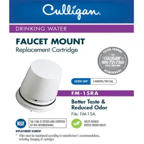 807032973155 CULLIGAN Faucet Mount Water Filter Cartridge