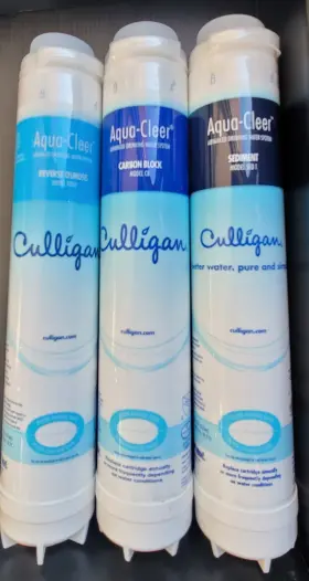 P1020268 CULLIGAN Water Filters Set Sediment Carbon Membrane