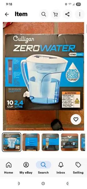 ZD012RP CULLIGAN Zerowater Pour Round Water Filtration