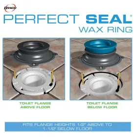 037155108268 DANCO Seal Toilet Wax Ring Bolts #3