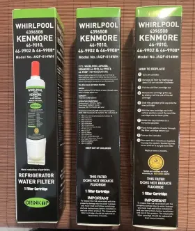 AQF-014WH DRINKUP Whirlpool Kenmore Refrigerator Water Filter