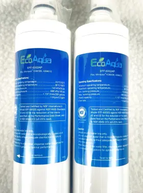 EFF-6002AF ECOAQUA Ecoqua Refrigerator Water Filter Whirlpool