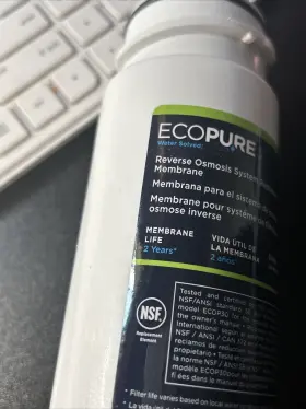 Undersink ECOPURE Reverse Osmosis Membrane Filter Ecorom #3