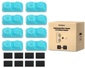 Emdoro Sspwf-412-a Official 8-pack Replacement Filters And Sponges 4 Months 3.2l White Emdoro Sspwf-412-a Official 8-pack Replacement Filters And Sponges 4 Months 3.2l White