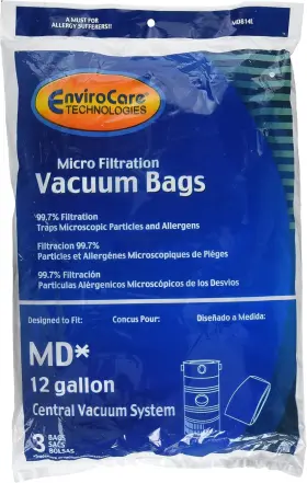 MD814L ENVIROCARE Md Micro Gallon Elastic Top Bags
