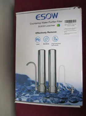 SUS304 ESOW Countertop Dual Filter Water Purifier