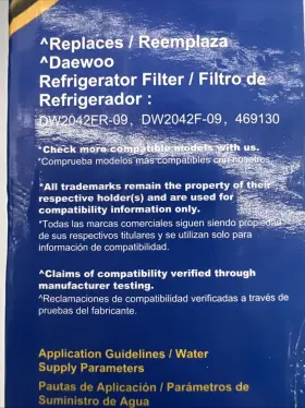 EP-4396508 EXCELPURE Refrigerator Water Filter Pack Whirlpool #3