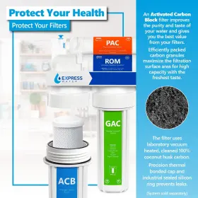 641990966473 EXPRESS WATER Pack Carbon Block Filter Micron #3