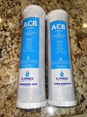 FLTCAR0501C EXPRESS WATER Carbon Block Filter Micron