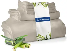 FLTSED0550 EXPRESS WATER King Cooling Sheets Set Cream