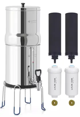 FSS2-BASIC FACHIOO Gravity Water Flouride Carbon Air Filter