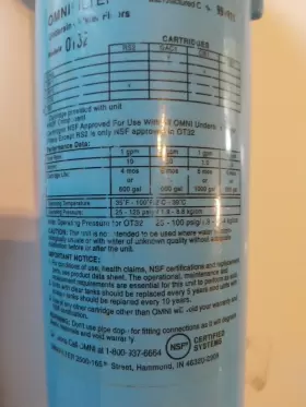 OT32 FILTER Sink Filtration Omnifilter Water #3