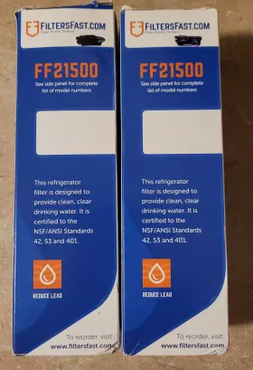 FF21500 FILTERS FAST Refrigerator Water Whirlpool Amana