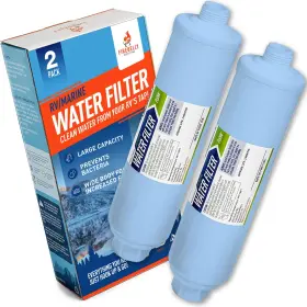 FB0013 FIREBELLY OUTFITTERS Rv Marine Inline Water Filter Kdf