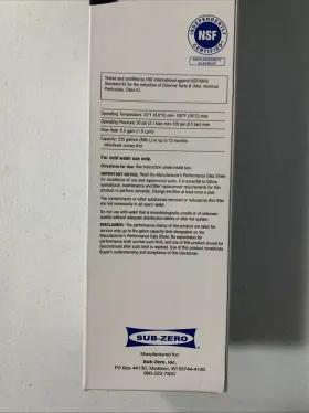 7012333 WATER Refrigerator Filter Cartridge #3