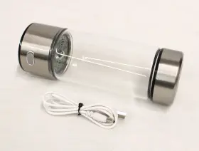 TQ-08 FOSSDUCK Hydrogen Water Bottle Generator Ionizer Glass