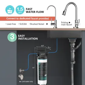 850040788006 FRIZZLIFE Sink Water Filter Faucet Ns #2