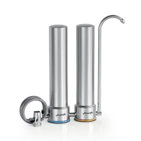 850040788457 FRIZZLIFE Countertop Water Filter Steel Faucet