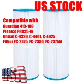 PRB25-IN FUTURE WAY Tub Filter Pleatco Unicel