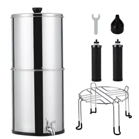 196336966292 GARVEE Gravity Fed Water Filter Steel Countertop