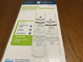 084691911234 GE Tankless Reverse Osmosis Dual Filter Set