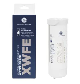 B0882ZJ48W GE Xwfe Refrigerator Water Filter Reduces