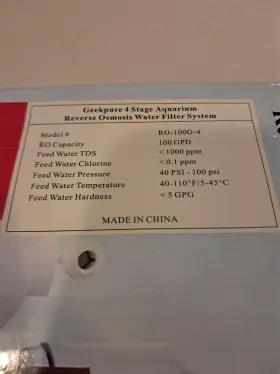 726962550567 GEEKPURE Aquarium Reverse Osmosis Ro Drinking