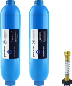 791276079639 GLACIER FRESH Rv Marine Water Filter Flexible