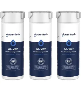 Gf-xwf GLACIER FRESH Pack Refrigerator Water Filter Ge
