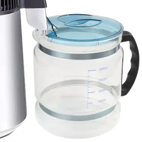 730243961669 GLOWKI Gallon Water Glass Carafe Distiller Jug