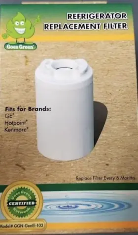 GGN-GENEL-102 GOES GREEN Refrigerator Filter Ge Hotpoint