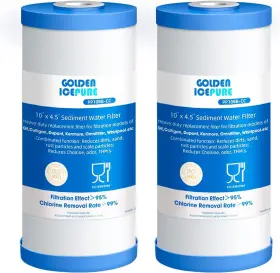 PP10BB-CC-2PACK GOLDEN ICEPURE House Water Filter Cartridge
