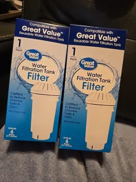 19672 GREAT VALUE Pack Water Filtration Tank Filter Gvrwft