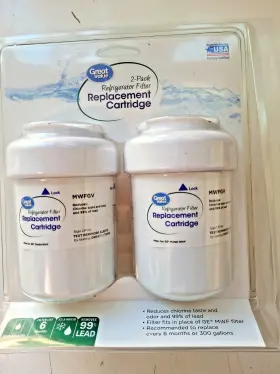 Great Value Gv2pkmwf Refrigerator Water Filter Replacement Cartridge 2pcs Great Value Gv2pkmwf Refrigerator Water Filter Replacement Cartridge 2pcs