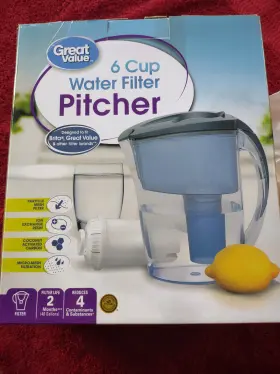 QP6-05 GREAT VALUE Cup Water Pitcher Brita Air Filter