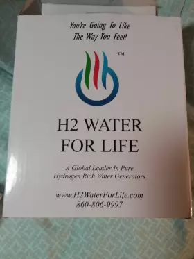 H2 WATERFORLIFE Hydrogen Ionizer Enhanced Hydration