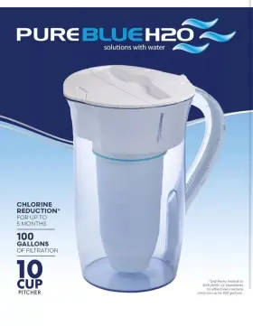 PBF02 H2O Carbon Filter Water Pitcher Chlorine Reduction #3