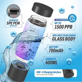 198168155752 H2OASIS Hydrogen Water Bottle Spe Pem Exhaust #3