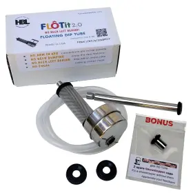 B0BH8SCDSN HBL HOMEBREWER LAB Flotit Floating Dip Tube Double