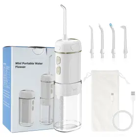 100-17.WFW094-0090-WT HIBBENT Cordless Water Flosser Mini
