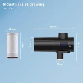 U54042001 HOMELODY Water Filter Sink Faucet Led Display Light #2