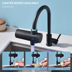 U54042001 HOMELODY Water Filter Sink Faucet Led Display Light #3